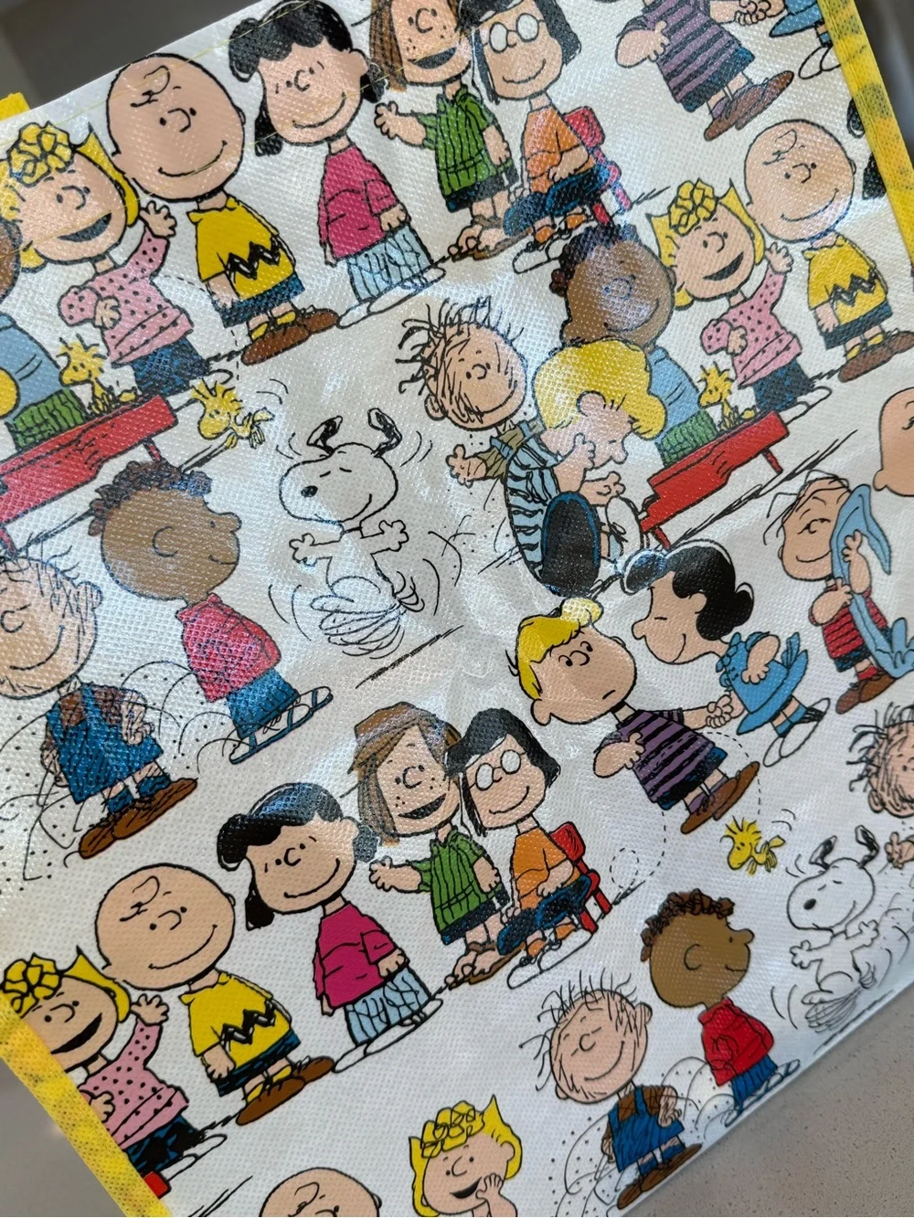 Peanuts shopper tote NWT snoopy, Charlie Brown, Lucy Peanuts gang